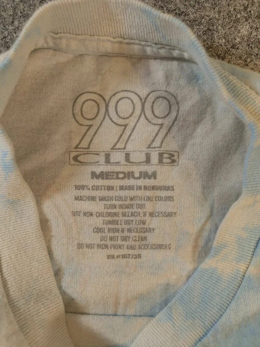 999 Club Tie‑Dye Graphic Tee | Men’s Medium | Juice WRLD Streetwear